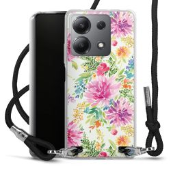 New Carry Case Transparent Stoff schwarz/silber