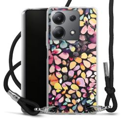 New Carry Case Transparent Stoff schwarz/silber