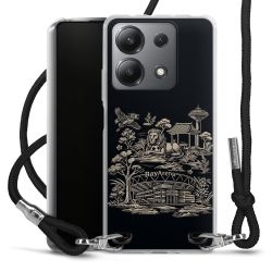 Carry Case Stoff schwarz/silber