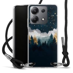 New Carry Case Transparent Stoff schwarz/silber