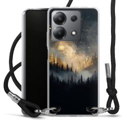 New Carry Case Transparent Stoff schwarz/silber