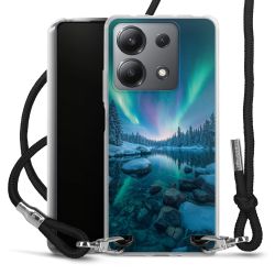 New Carry Case Transparent Stoff schwarz/silber