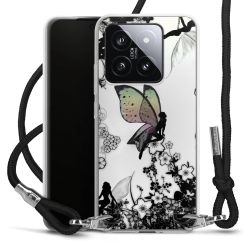 Carry Case Transparent Fabric black/silver