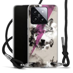 Carry Case Transparent Fabric black/silver