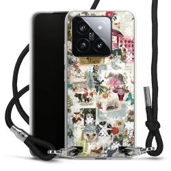 Carry Case Transparent Fabric black/silver