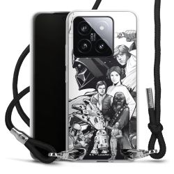 Carry Case Transparent Fabric black/silver