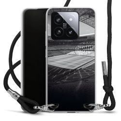 Carry Case Transparent Fabric black/silver