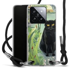 New Carry Case Transparent Stoff schwarz/silber