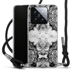 Carry Case Transparent Fabric black/silver