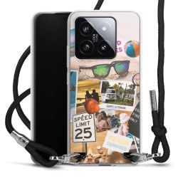 Carry Case Transparent Fabric black/silver