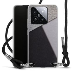 Carry Case Transparent Fabric black/silver