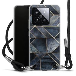 Carry Case Transparent Fabric black/silver