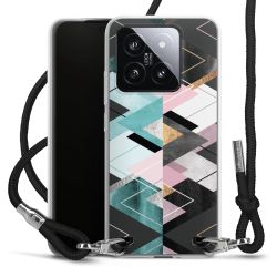 Carry Case Transparent Fabric black/silver