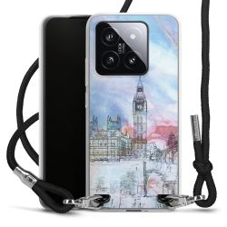 Carry Case Transparent Fabric black/silver