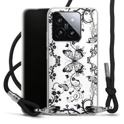 Carry Case Transparent Fabric black/silver