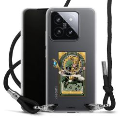 New Carry Case Transparent Stoff schwarz/silber