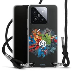 New Carry Case Transparent Stoff schwarz/silber