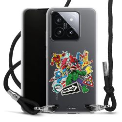 New Carry Case Transparent Stoff schwarz/silber