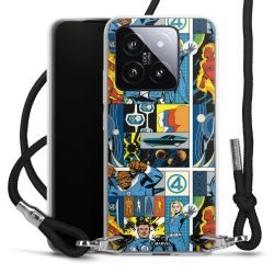 New Carry Case Transparent Stoff schwarz/silber