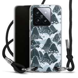 New Carry Case Transparent Stoff schwarz/silber