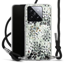 New Carry Case Transparent Stoff schwarz/silber