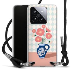 New Carry Case Transparent Stoff schwarz/silber