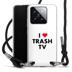 New Carry Case Transparent Stoff schwarz/silber