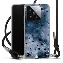 New Carry Case Transparent Stoff schwarz/silber