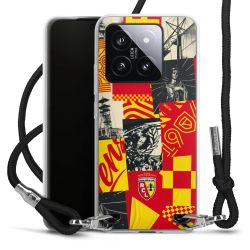 New Carry Case Transparent Stoff schwarz/silber