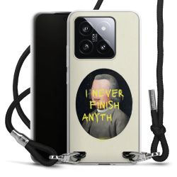 New Carry Case Transparent Stoff schwarz/silber