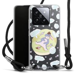 New Carry Case Transparent Stoff schwarz/silber