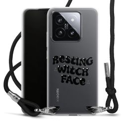 New Carry Case Transparent Stoff schwarz/silber