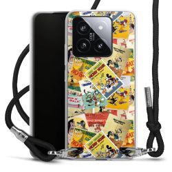 New Carry Case Transparent Stoff schwarz/silber