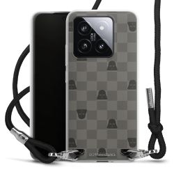 New Carry Case Transparent Stoff schwarz/silber