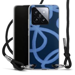 New Carry Case Transparent Stoff schwarz/silber