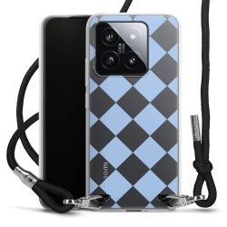 New Carry Case Transparent Stoff schwarz/silber