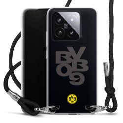 New Carry Case Transparent Stoff schwarz/silber