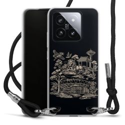 Carry Case Stoff schwarz/silber