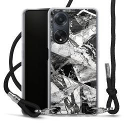 Carry Case Transparent Fabric black/silver