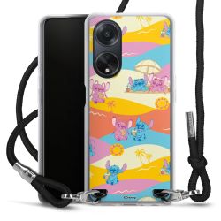 New Carry Case Transparent Stoff schwarz/silber