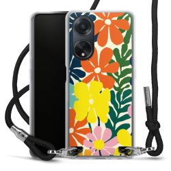 New Carry Case Transparent Stoff schwarz/silber