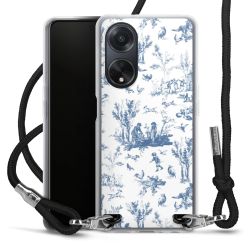 New Carry Case Transparent Stoff schwarz/silber