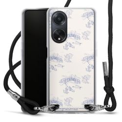 New Carry Case Transparent Stoff schwarz/silber