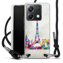 Carry Case Transparent Fabric black/silver