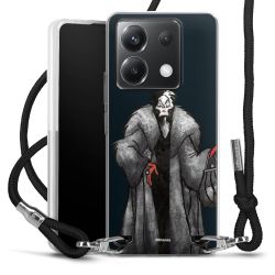 New Carry Case Transparent Stoff schwarz/silber