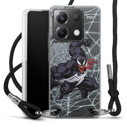 New Carry Case Transparent Stoff schwarz/silber