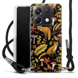 New Carry Case Transparent Stoff schwarz/silber