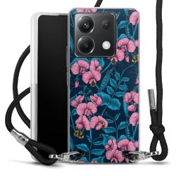 New Carry Case Transparent Stoff schwarz/silber