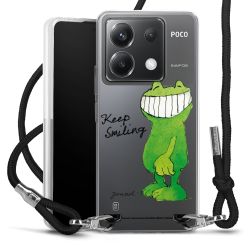 New Carry Case Transparent Stoff schwarz/silber