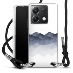 New Carry Case Transparent Stoff schwarz/silber